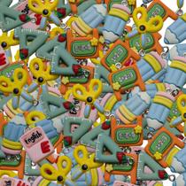 20 Pingente Escola Material Escolar Para Pulseira Colar Brinco Infantil