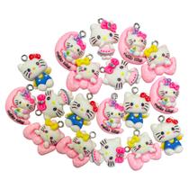 20 Pingentes hello kitty gatinha rosa monte colares pulseiras personalizados diversão 20 Pingentes hello kitty gatinha rosa monte colares pulseiras personalizados diversão