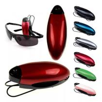 20 Porta Óculos Sol Grau Universal Carro Suporte Prendedor clips veicular quebra solar armação oculos estojo bolsinha case masculina feminina lente