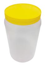 20 Pote Plástico de Mel Com Tampa Rosca 1500ml