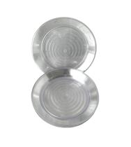 20 Pratos Acrílico rígido Refeição Resistente 15cm Cristal