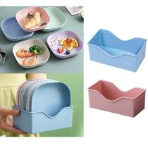 20 Pratos De Plástico Cozinha Infantil 2 Kits Com Suporte