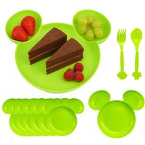 20 Pratos Tipo Mickey p/ Alimentação Baby Lembrancinha Festa