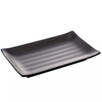 20 Pratos Travessas Melamina de Sushi Lyor Tóquio Preto 17,5x11x2cm Restaurante Japonês 20 Pratos Travessas Melamina de Sushi Lyor Tóquio Preto 17,5x11x2cm Restaurante Japonês