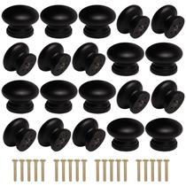 20 Pzs de Pomos de Gabinete de Madera Cangder Negros 3.3 cm x 2.6 cm 20 Pzs de Pomos de Gabinete de Madera Cangder Negros 3.3 cm x 2.6 cm