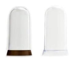 20 redomas cúpulas p base cor ouro envelhecido