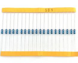 20 Resistor de Precisão 3R9 1% 1/4W