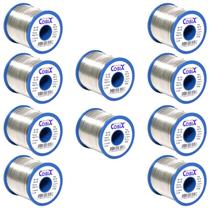 20 Rolos Estanho Para Solda Eletrônica 1mm 60x40 Cobixc 20 Rolos Estanho Para Solda Eletrônica 1mm 60x40 Cobixc