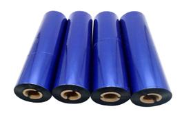 20 Rolos Ribbon Resina 110x74m R100 p/ Impressora Térmica Zebra ZD220 Argox Zetex