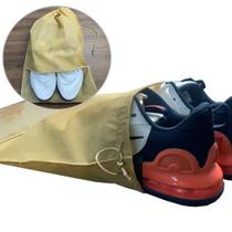 20 Saco Porta Sapato Grande Tenis Salto TNT Visor 33x43 Bg
