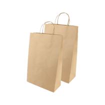 20 SacolaS Papel Kraft Com Alça GG 39x32x16 Cm Embalagem Grande 20 SacolaS Papel Kraft Com Alça GG 39x32x16 Cm Embalagem Grande