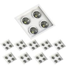 20 Spot Quadrado Quádruplo AR70 Branco Save Energy 20 Spot Quadrado Quádruplo AR70 Branco Save Energy