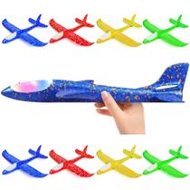 20 Super Avião Planador 50cm Arremessar c/ Luz Atacado Lembrancinha Festa Infantil 20 Super Avião Planador 50cm Arremessar c/ Luz Atacado Lembrancinha Festa Infantil