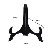 20 Suporte Azulejo Luxo Acrílico Tripé Plástico Foto Base Prato
