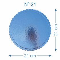 20 Suporte Base de Bolo Cake Board Laminado Prateado Nº21 20 Suporte Base de Bolo Cake Board Laminado Prateado Nº21