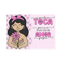 20 Tags para brincos card "Se toca, outubro rosa"