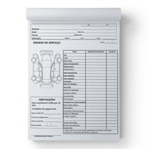 20 Talões Blocos Pedido Orçamento Ordem De Serviço 15x21 MODELOS - IMPRESSÕES PAPALEGUAS