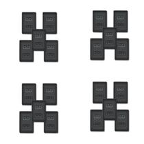 20 Tomadas Dupla Preta 2P+T Distanciadas 10A 250V Com Placa Habitat Black- FAME 20 Tomadas Dupla Preta 2P+T Distanciadas 10A 250V Com Placa Habitat Black- FAME