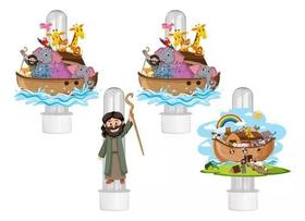 20 Tubetes 3d Personalizado Lembrancinha Arca de Noé