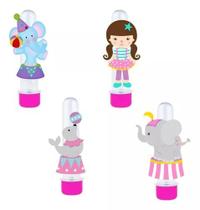 20 Tubetes 3d Personalizado Lembrancinha Circo Menina 20 Tubetes 3d Personalizado Lembrancinha Circo Menina