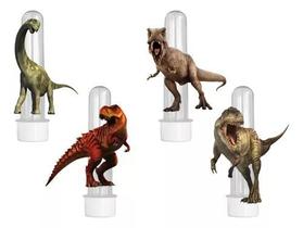 20 Tubetes 3d Personalizado Lembrancinha Dinossauro - Barbara Utilidades