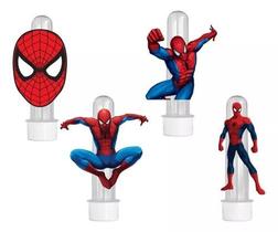 20 Tubetes 3d Personalizado Lembrancinha Homem Aranha