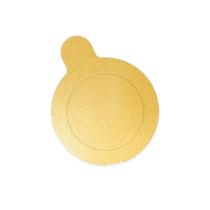 20 Un Base Para Bolo Doces Ultrafest Dourada 8Cm