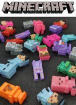 20 UN Brinquedos Minecraft Pequenos. Lembrancinhas para Festas Minecraft. (Avulso, sem capsula).