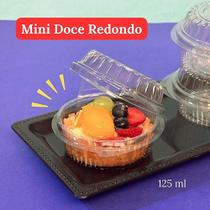 20 Un Embalagem Mini Doce Redondo Articulado 125ml Para Doce, Bolo de Pote, Brigadeiro