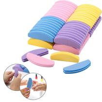 20 Un Lixa Buffer De Polir Unha Gel Acrílico 100/180 Pequena Colorida