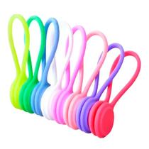 20 Un. Organizador De Fios Magnético Fecho Para Embalagens