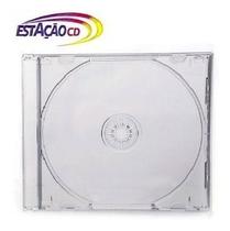 20 Unid. Cd Box - Caixa Acrílica Tradicional Transparente