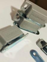 20 Unida Fecho Magnético Porta Guarda Roupa E Armário Cinza