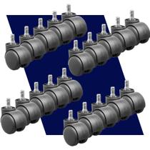 20 Unidade Roda Rodinha Rodízio de Nylon Bulk Reposição Cadeira Escritório Giratória Cadeira Gamer