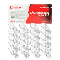 20 Unidades Atacado Lampada Automotiva Miniatura Esmagada T10 2825 12V 5W