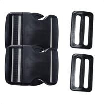 20 Unidades Fecho Plastico 50mm Com 20 Reguladores 20 Unidades Fecho Plastico 50mm Com 20 Reguladores