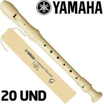 20 Unidades Flauta Doce Germanica Yrs23g Yamaha