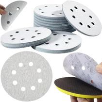 20 X Lixas Disco Anti-Empastamento 7 Polegadas 180mm 8 Furos Grão Lixadeira Politriz KaQi 20 X Lixas Disco Anti-Empastamento 7 Polegadas 180mm 8 Furos Grão Lixadeira Politriz KaQi