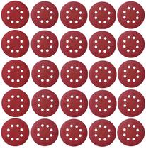 20 X Lixas Disco Grão 7 Polegadas 180mm 8 Furos Lixadeira Politriz KaQi