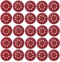 20 X Lixas Disco Grão 7 Polegadas 180mm 8 Furos Lixadeira Politriz KaQi 20 X Lixas Disco Grão 7 Polegadas 180mm 8 Furos Lixadeira Politriz KaQi