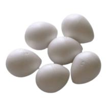20 x Ovos Indez Branco - Para Canários - Tamanho Grande - N3 - Unidade - Animalplast