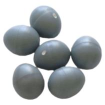 20 x Ovos Indez Cinza - Para Tarim Manon e Mandarim - N1 - Unidade - Animalplast 20 x Ovos Indez Cinza - Para Tarim Manon e Mandarim - N1 - Unidade - Animalplast