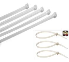 200 Abraçadeiras Lacre Cinta Plástica Nylon 40cm X 4,8mm