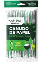 200 Canudo Biodegradável Lata Embalado Individual