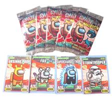 200 Cards Among Us 50 Pacotinhos Com 4 Cartas Cada