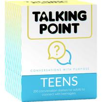 200 Cartões de Conversa para Adolescentes e Pais - Conecte-se com sua Adolescente ou Menino através de Conversas Divertidas e Significativas - Cartões de Perguntas para a Noite do Jogo da Família - Jogo de Quebra-Gelo de Terapia Adolescente