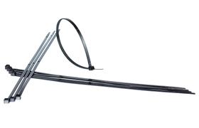 200 Cintas Plastica 10Cm 1,0x2,5x100mm Para Fios e Cabos