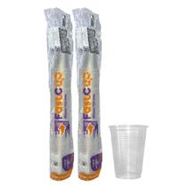 200 Copos Descartável 180ml Transparente Plástico Água Suco 200 Copos Descartável 180ml Transparente Plástico Água Suco