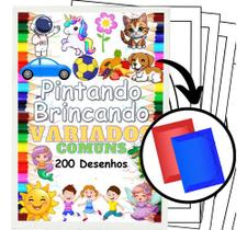 200 Desenhos Infantis Variados Comuns Para Colorir E Pintar! 50 Folhas Avulsas A4! 4 Desenhos Por Folha! 200 Desenhos Infantis Variados Comuns Para Colorir E Pintar! 50 Folhas Avulsas A4! 4 Desenhos Por Folha!