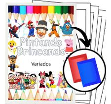 200 Desenhos Variados Para Pintar E Colorir - 100 Folhas Avulsas A4 ! 2 Desenhos Por Folha! 200 Desenhos Variados Para Pintar E Colorir - 100 Folhas Avulsas A4 ! 2 Desenhos Por Folha!